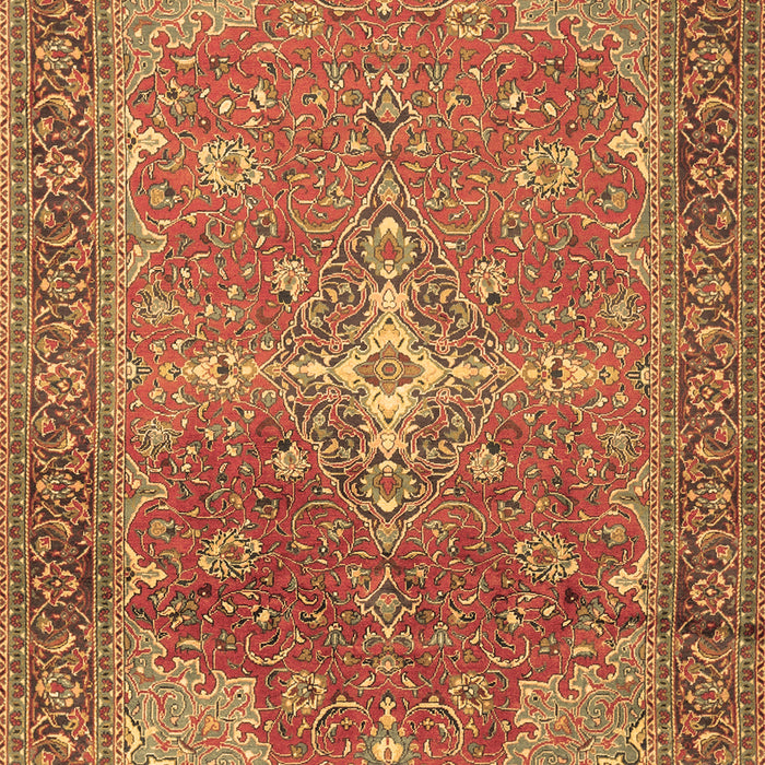 Machine Washable Persian Brown Traditional Rug, wshtr1166brn