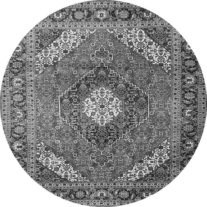 Square Persian Gray Traditional Rug, tr1167gry
