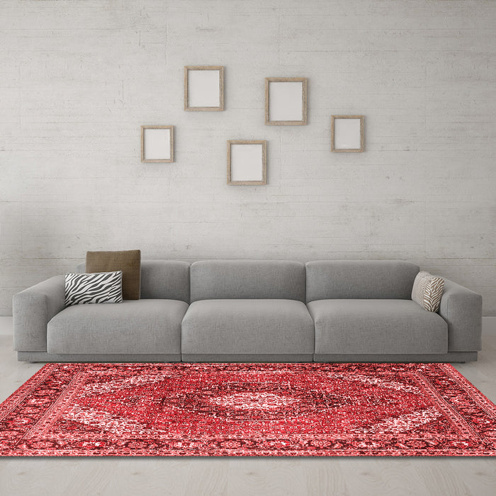 Traditional Red Washable Rugs