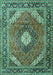 Persian Turquoise Traditional Rug, tr1167turq