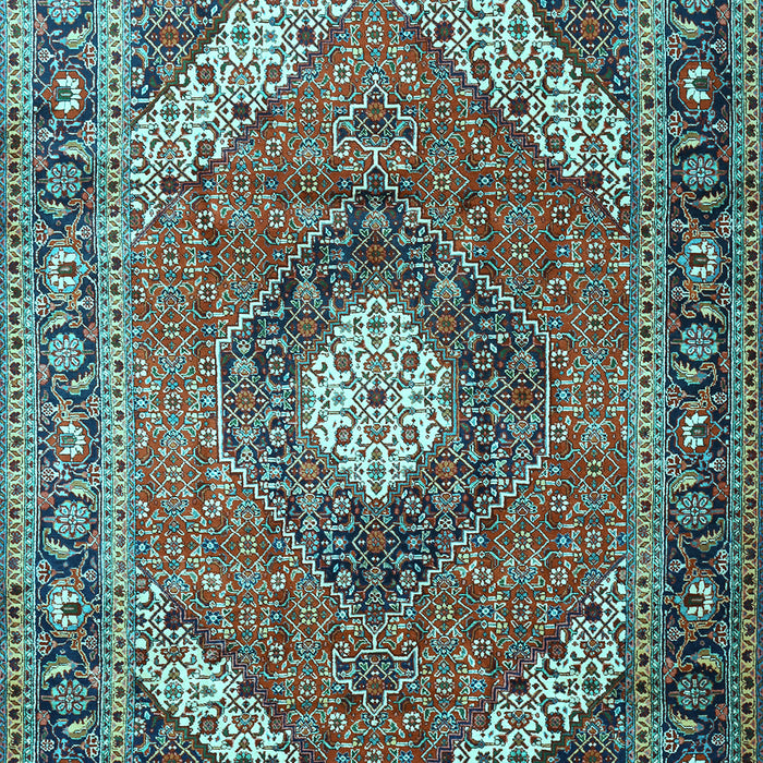 Machine Washable Persian Light Blue Traditional Rug, wshtr1167lblu