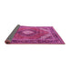 Sideview of Persian Pink Traditional Rug, tr1167pnk