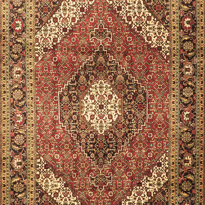 Machine Washable Persian Brown Traditional Rug, wshtr1167brn