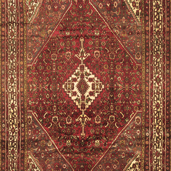 Machine Washable Persian Brown Traditional Rug, wshtr1168brn