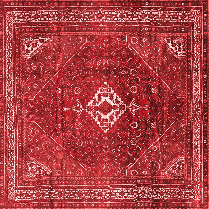 Machine Washable Persian Red Traditional Rug, wshtr1168red