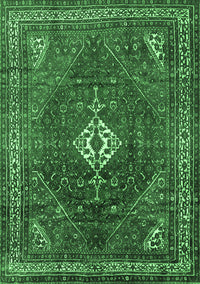 Persian Emerald Green Traditional Rug, tr1168emgrn