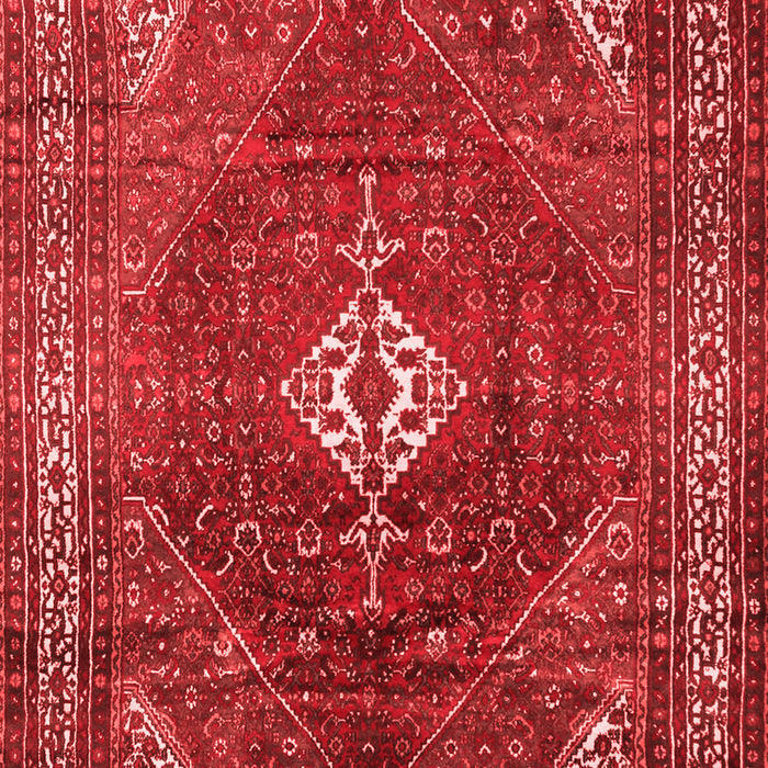 Machine Washable Persian Red Traditional Rug, wshtr1168red