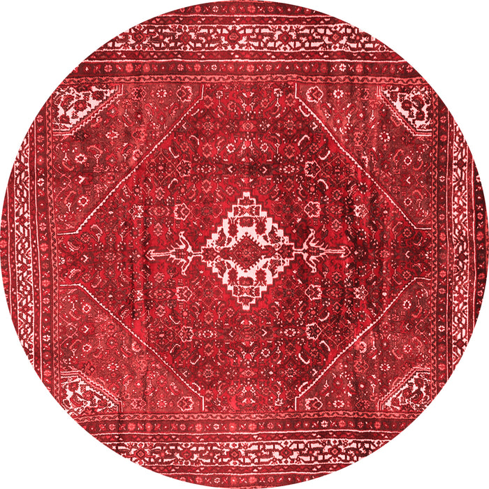 Machine Washable Persian Red Traditional Rug, wshtr1168red