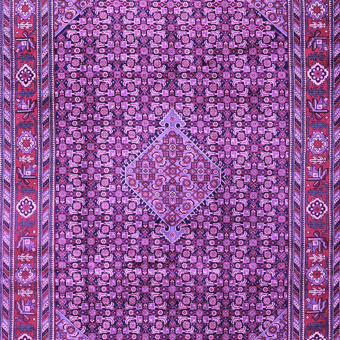 Machine Washable Persian Purple Traditional Area Rugs, wshtr1169pur