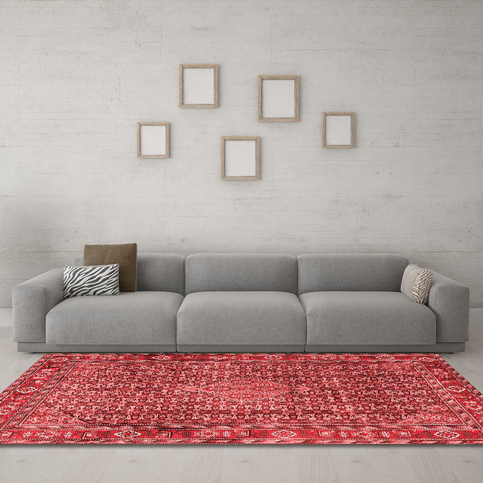 Traditional Red Washable Rugs