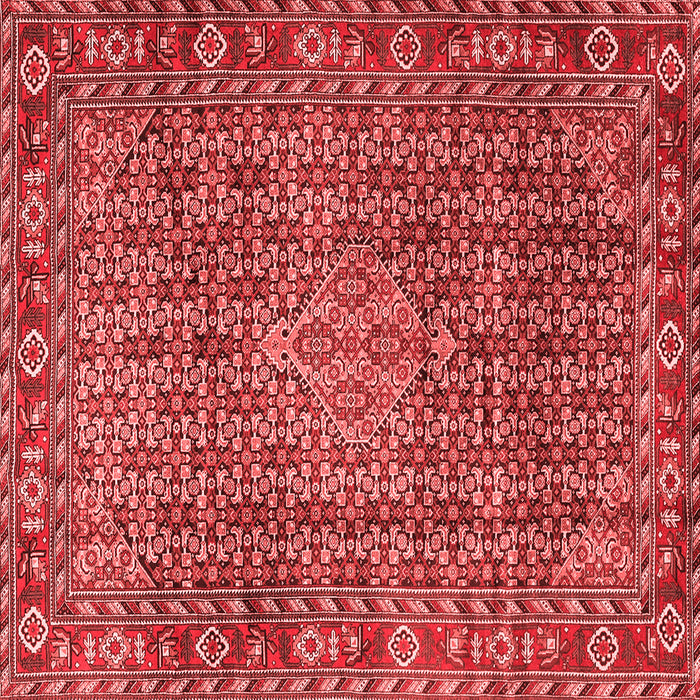 Machine Washable Persian Red Traditional Rug, wshtr1169red