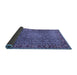 Sideview of Persian Blue Traditional Rug, tr1169blu