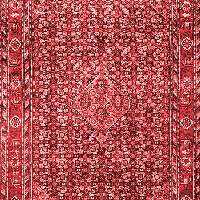 Machine Washable Persian Red Traditional Rug, wshtr1169red