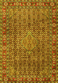 Persian Yellow Traditional Rug, tr1169yw