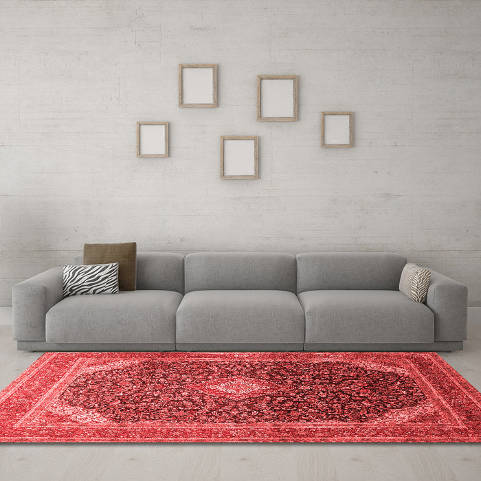Traditional Red Washable Rugs