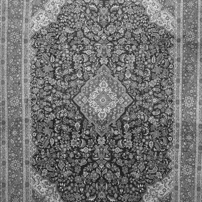 Medallion Gray Traditional Rug, tr116gry