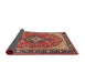 Sideview of Traditional Light Copper Gold Medallion Rug, tr1170