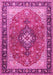 Medallion Pink Traditional Rug, tr1170pnk