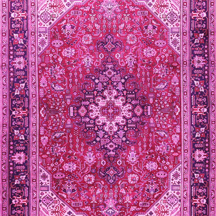 Medallion Pink Traditional Rug, tr1170pnk