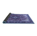 Sideview of Medallion Blue Traditional Rug, tr1170blu