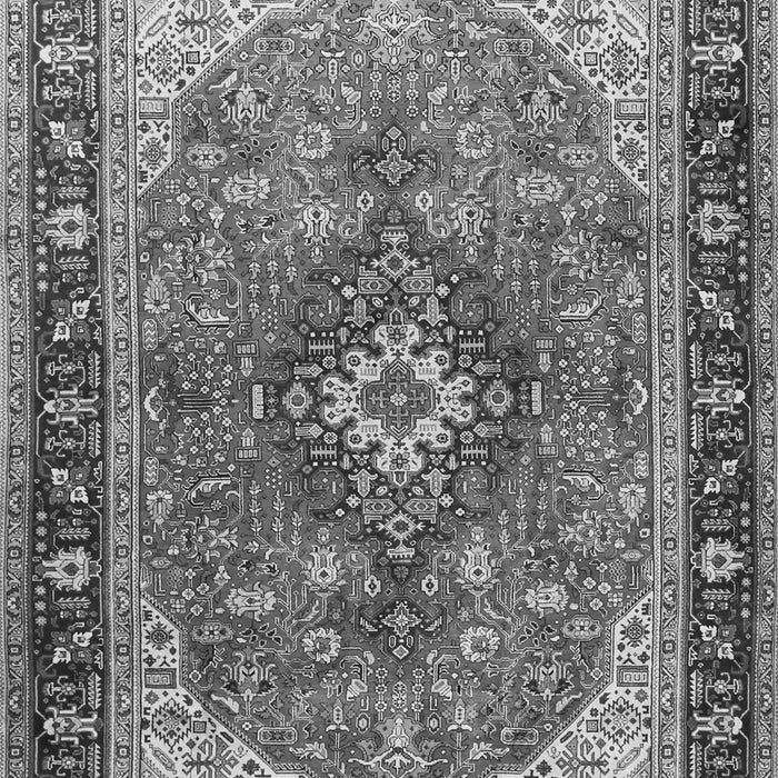 Medallion Gray Traditional Rug, tr1170gry