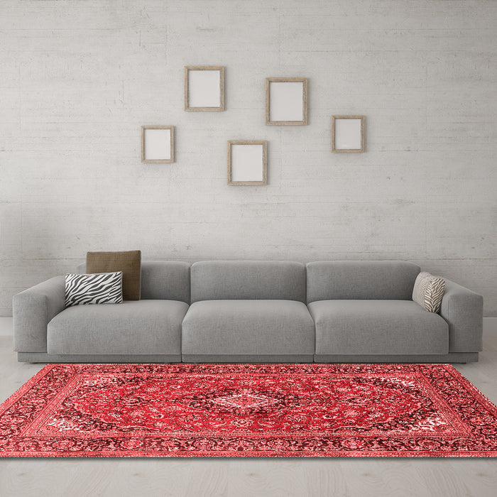 Traditional Red Washable Rugs