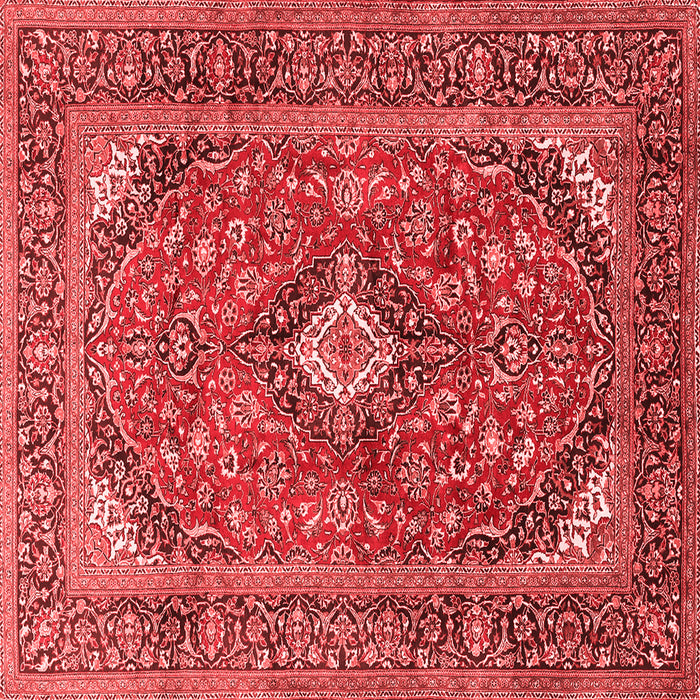 Medallion Red Traditional Rug, tr1171red