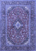 Medallion Blue Traditional Rug, tr1171blu