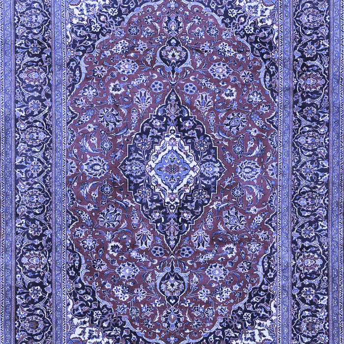 Medallion Blue Traditional Rug, tr1171blu