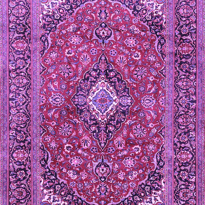 Medallion Purple Traditional Rug, tr1171pur