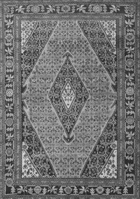 Medallion Gray Traditional Rug, tr1172gry