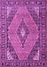 Medallion Purple Traditional Rug, tr1172pur