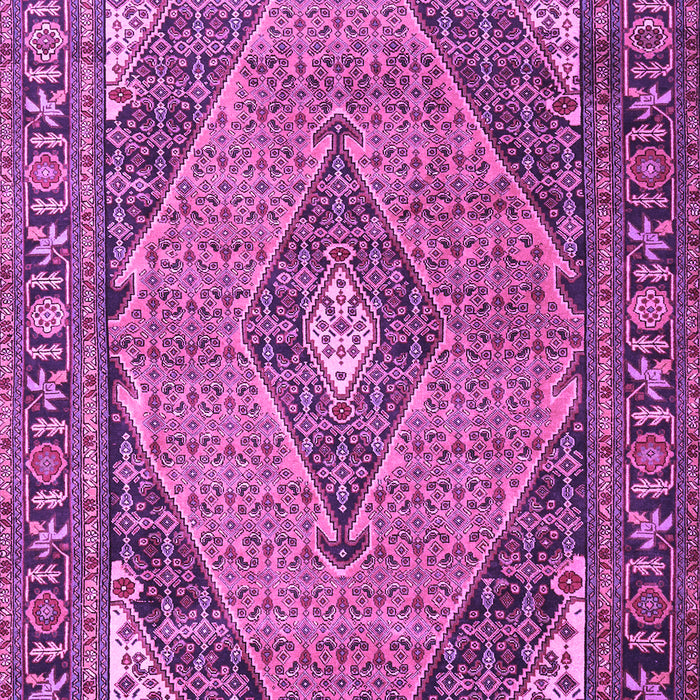 Medallion Purple Traditional Rug, tr1172pur