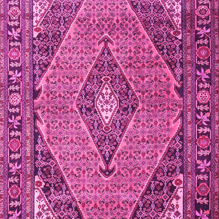 Medallion Pink Traditional Rug, tr1172pnk