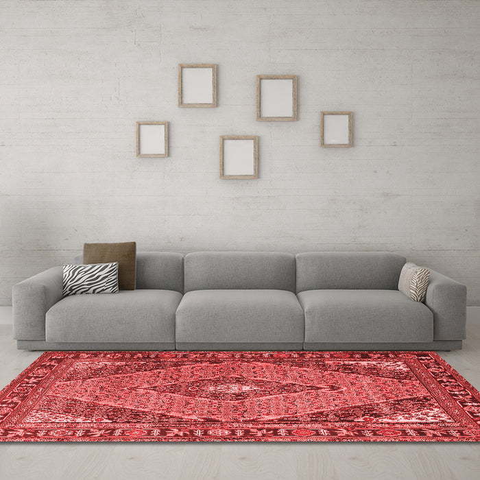 Traditional Red Washable Rugs