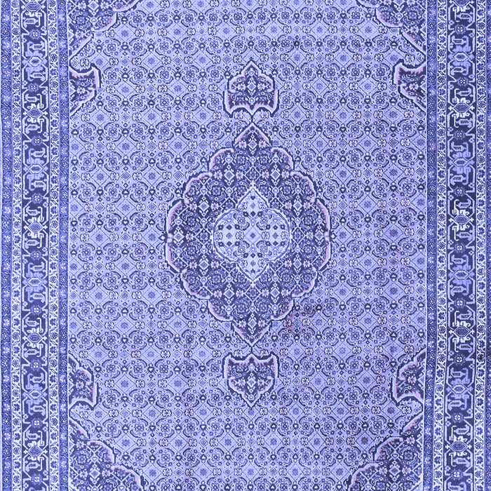 Medallion Blue Traditional Rug, tr1173blu