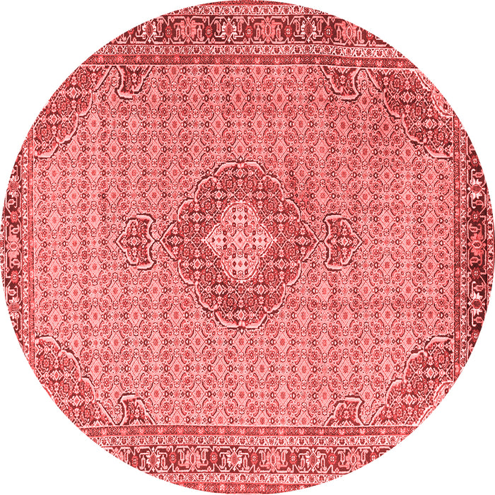 Medallion Red Traditional Rug, tr1173red