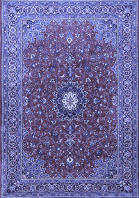 Medallion Blue Traditional Rug, tr1174blu