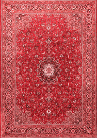 Medallion Red Traditional Rug, tr1174red