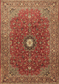 Medallion Brown Traditional Rug, tr1174brn