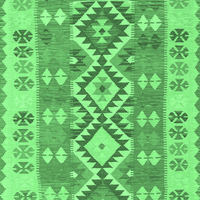 Southwestern Emerald Green Country Rug, tr1175emgrn