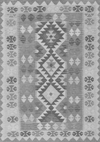 Southwestern Gray Country Rug, tr1175gry