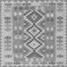 Serging Thickness of Southwestern Gray Country Rug, tr1175gry