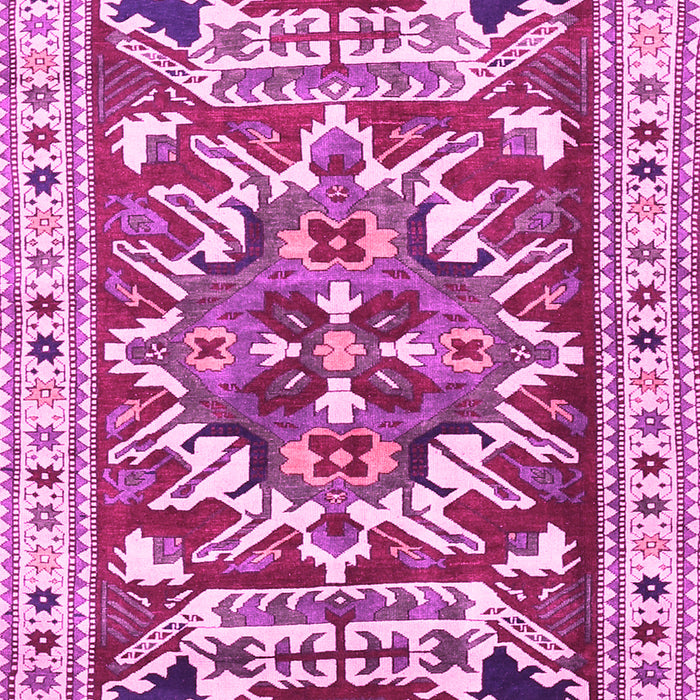 Machine Washable Persian Pink Traditional Rug, wshtr1176pnk