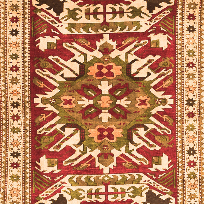Persian Orange Traditional Rug, tr1176org