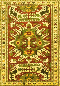 Persian Yellow Traditional Rug, tr1176yw