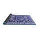 Sideview of Persian Blue Traditional Rug, tr1176blu