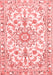 Medallion Red Traditional Area Rugs