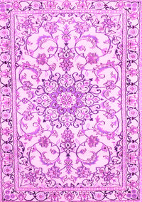 Medallion Pink Traditional Rug, tr1177pnk