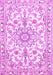 Medallion Pink Traditional Rug, tr1177pnk